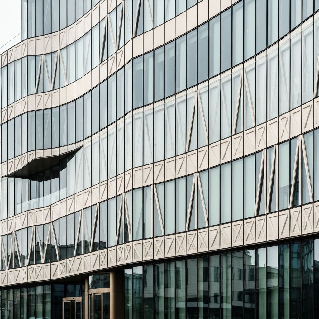 Modern building facade